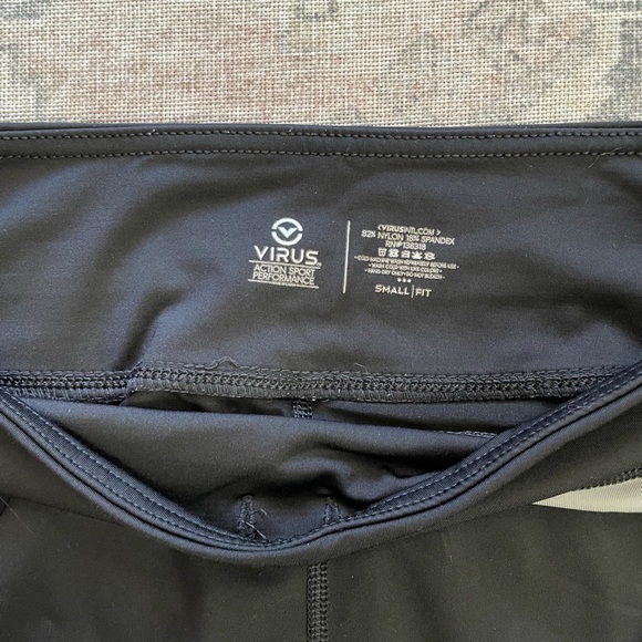 Virus Compression Crop Workout Pant Black - Picture 6 of 6